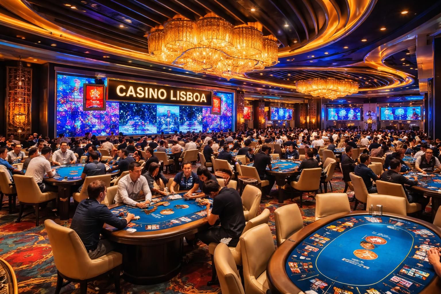 plongez au cœur de la salle de poker du casino lisboa à macao et découvrez ses secrets, stratégies et l'ambiance unique qui font sa renommée mondiale.